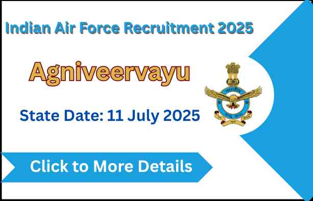 Indian Air Force Agniveervayu Recruitment 2025 Apply Online